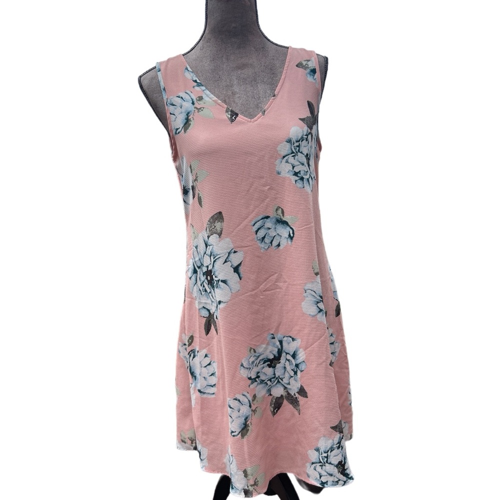 Altar'd State Pink Floral Mini Dress